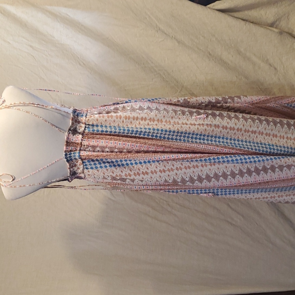 Lulu's Maxi Dress Cover-up SZ SM - Picture 5 of 7